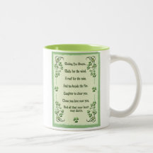 Shamrocks vous souhaitant tasses à café