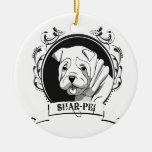 SHARPEI (2) DÉCORATIONS DE NOËL
