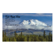 SHASTA #1 DE LA TA MODÈLE DE CARTE DE VISITE