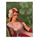 Sheila - les années 1940 même l'usage dans le rose carte postale
