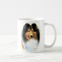 Sheltie Tasse