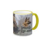 sheperd « Friends Fur-ever " Mug À Café