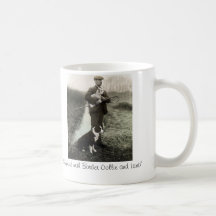 "Shepherd avec le ~Mug de border collie et d'agnea