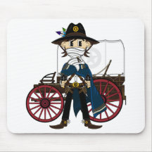 Shérif Mousepad de cowboy de poncho Tapis De Souris