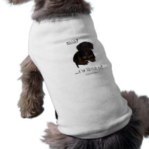 Shhh ! … je suis thinkin manteaux pour animaux domestiques