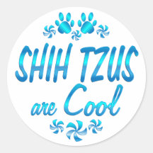 Shih Tzus sont frais Autocollants