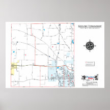 Shiloh Township Precinct Map Print