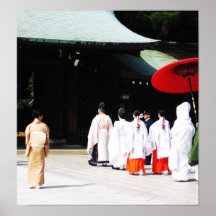 Shinto épousant le défilé posters