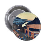 Shitaya Hirokoji par Ando, Hiroshige Ukiyoe Pin's Avec Agrafe