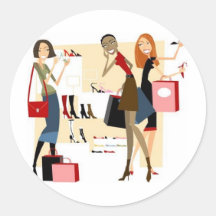 Shopaholic Adhésifs Ronds