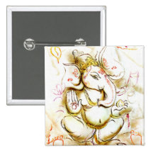 Shree Ganesh Badge Avec Épingle
