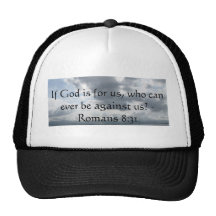 Si Dieu est pour nous, qui peuvent jamais être con Casquettes De Camionneur
