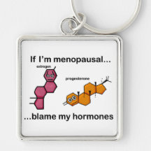 Si je suis… blâme ménopausique mes hormones porte-clefs