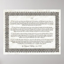 SI poème de inspiration pour des jeunes hommes par Posters