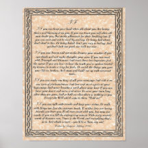 SI poème de inspiration pour des jeunes hommes par Posters