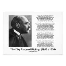"Si" poème par invitation de Rudyard Kipling