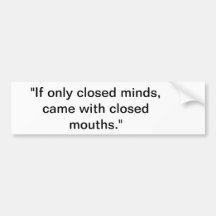 "Si seulement fermé les esprits, sont venus avec l Adhésifs Pour Voiture