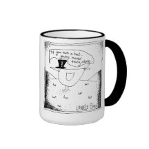 "Si vous oiseau seul possédez chapeau" Tasse À Café