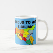 Sicilia, sicilien fier tasse à café