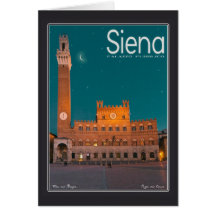 Sienne - nuit de Palazzo Pubblico Cartes