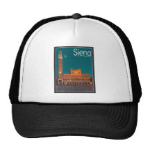Sienne - nuit de Palazzo Pubblico Casquette De Camionneur