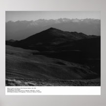 Sierra Nevada, juin 1964 par Ansel Adams Affiche