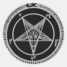 Sigil d'autocollant de Baphomet
