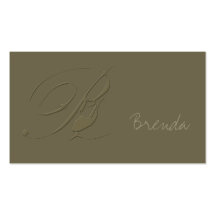 Signature B Modèles De Cartes De Visite