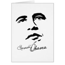 Signature de Barack Obama Carte De Vœux