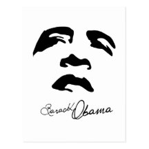 Signature de Barack Obama Carte Postale