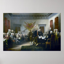 Signature de la déclaration d'indépendance posters
