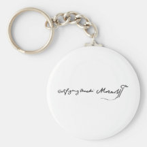 Signature de musicien Wolfgang Amadeus Mozart Porte-clefs
