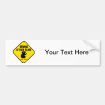Signe australien drôle. Prenez garde des ours de b Adhésif Pour Voiture