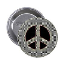 SIGNE CHECKERED DE PEACED BADGES AVEC AGRAFE