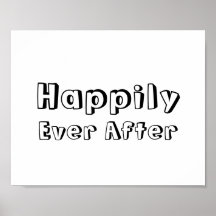 Signe d'appui vertical de photo de mariage "heureu affiches