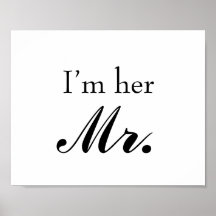 Signe d'appui vertical de photo de mariage "je sui poster