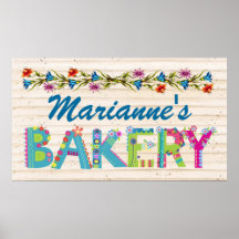 Signe de boulangerie/Chambre - SRF Affiche