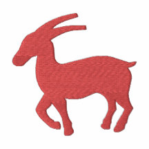 Signe de Capricorne Polo Brodé