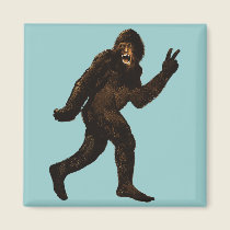 Signe de paix de Bigfoot magnets