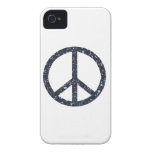 Signe de paix de scintillement coque Case-Mate iPhone 4