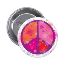 Signe de paix de Valentine Badges