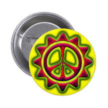 SIGNE DE PAIX ROUGE ET VERT PIN'S