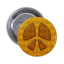 SIGNE DE PAIX SAUVAGE DE MOTIF DE CAT BADGE