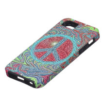 Signe de paix Trippy super psychédélique Coques iPhone 5