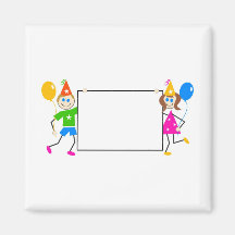 Signe de partie d'enfants magnets
