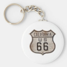 Signe de route de la Californie de l'itinéraire 66 Porte-clef