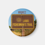 Signe de traînée de plage de Lanai Hawaï Magnets