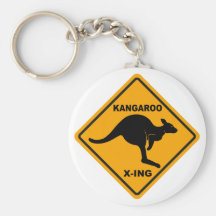 Signe de Xing de kangourou Porte-clef