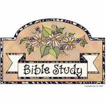 Signe décoratif "d'étude de bible" - photos en relief