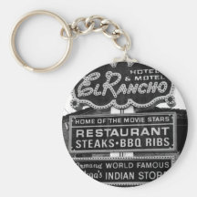 Signe d'hôtel d'EL Rancho Porte-clefs